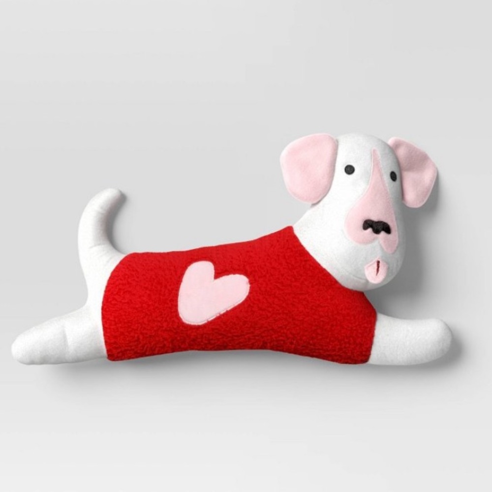 Room essentials dog shaped throw pillow